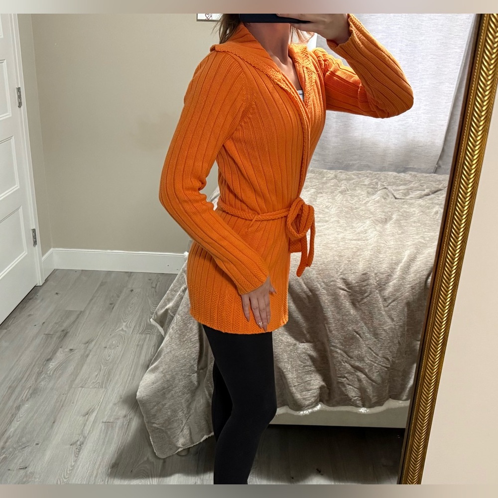 Zara Orange Cardigan Sweater - Picture 4 of 4